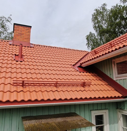 Takbyte till klassiskt robust panntak